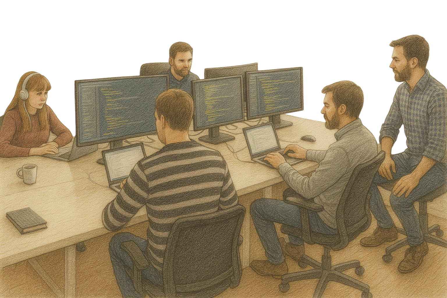 Team at Series B stage